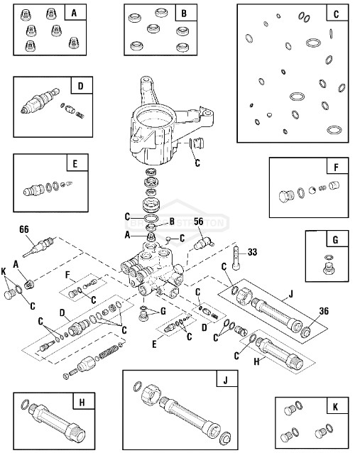 craftsman 020572-2 pump rebuild kits & manual